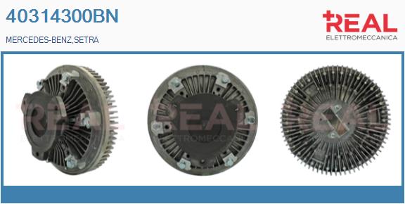 Cupla, ventilator radiator 40314300BN REAL