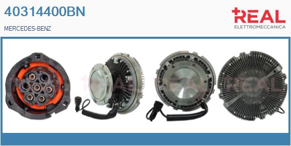 Cupla, ventilator radiator 40314400BN REAL