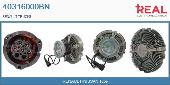 Cupla, ventilator radiator 40316000BN REAL