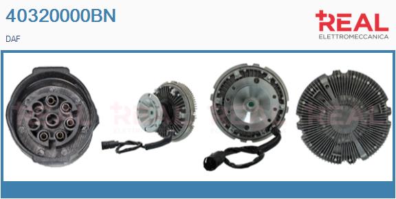 Cupla, ventilator radiator 40320000BN REAL