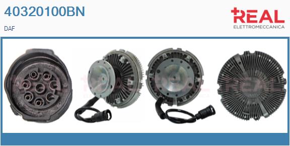 Cupla, ventilator radiator 40320100BN REAL