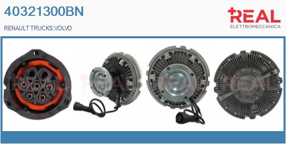Cupla, ventilator radiator 40321300BN REAL