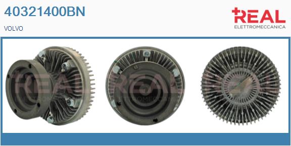 Cupla, ventilator radiator 40321400BN REAL