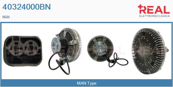 Cupla, ventilator radiator 40324000BN REAL