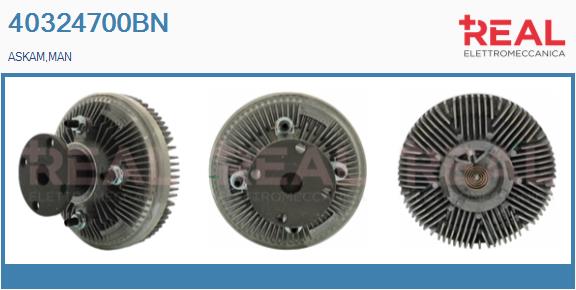 Cupla, ventilator radiator 40324700BN REAL
