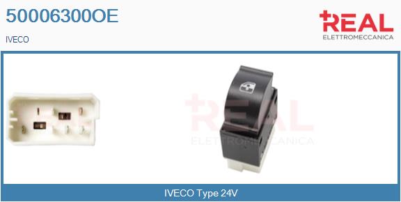 Comutator,macara geam 50006300OE REAL