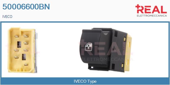 Comutator,macara geam 50006600BN REAL