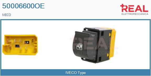 Comutator,macara geam 50006600OE REAL