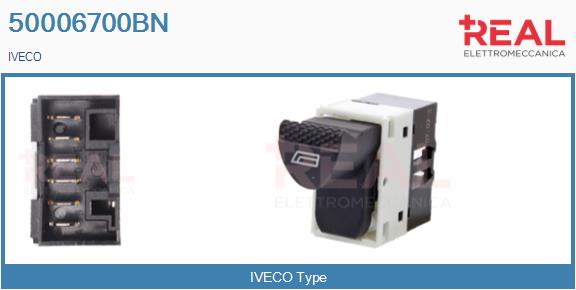 Comutator,macara geam 50006700BN REAL