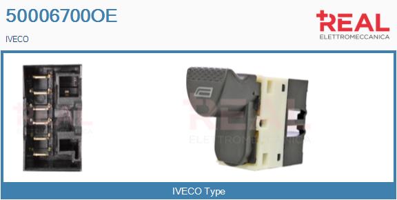 Comutator,macara geam 50006700OE REAL