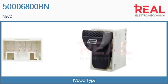 Comutator,macara geam 50006800BN REAL