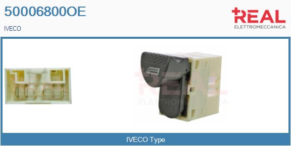 Comutator,macara geam 50006800OE REAL