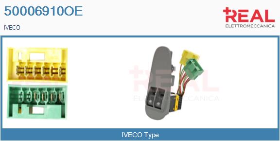 Comutator,macara geam 50006910OE REAL