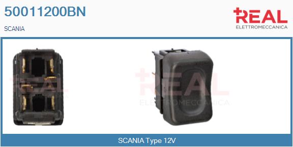 Comutator,macara geam 50011200BN REAL
