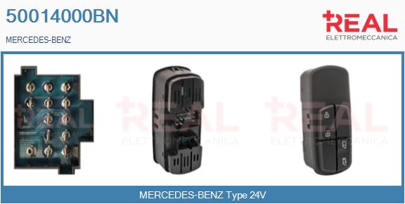 Comutator,macara geam 50014000BN REAL