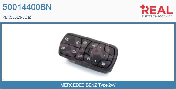 Comutator,macara geam 50014400BN REAL