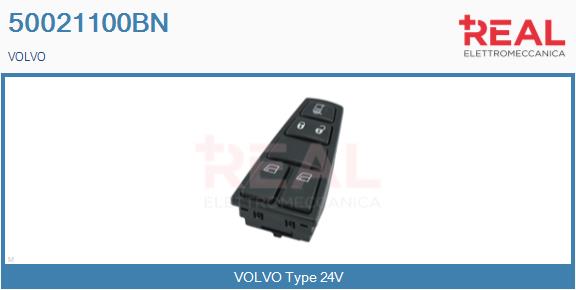 Comutator,macara geam 50021100BN REAL
