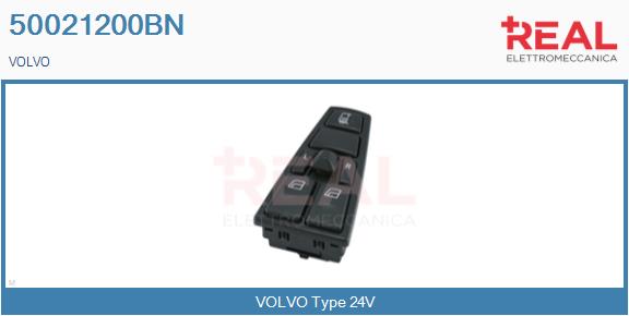 Comutator,macara geam 50021200BN REAL