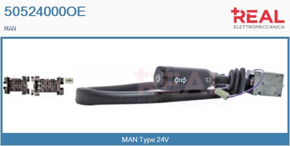 Comutator coloana directie 50524000OE REAL