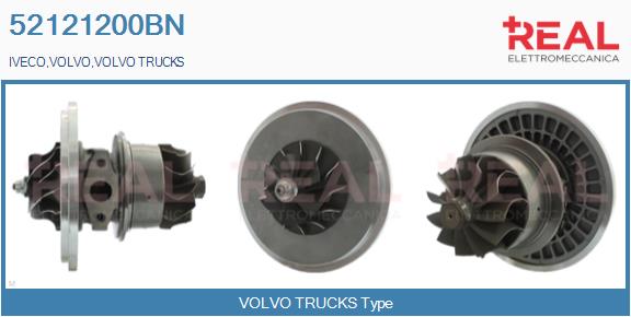Ansamblu miez turbo 52121200BN REAL