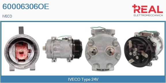 Compresor, climatizare 60006306OE REAL