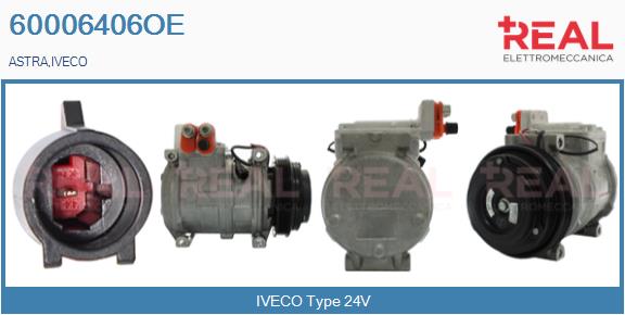 Compresor, climatizare 60006406OE REAL