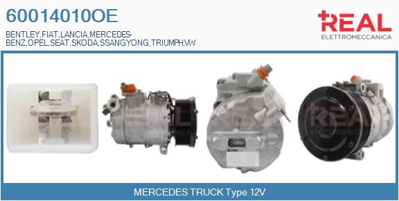 Compresor, climatizare 60014010OE REAL