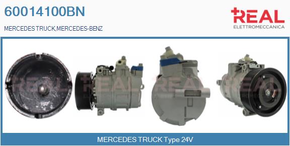 Compresor, climatizare 60014100BN REAL