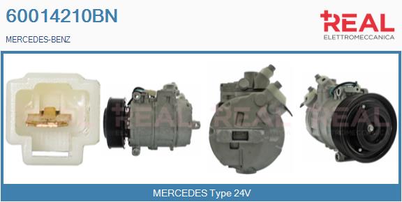 Compresor, climatizare 60014210BN REAL