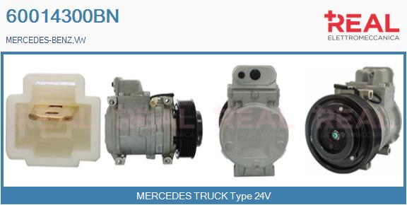 Compresor, climatizare 60014300BN REAL