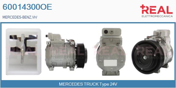 Compresor, climatizare 60014300OE REAL
