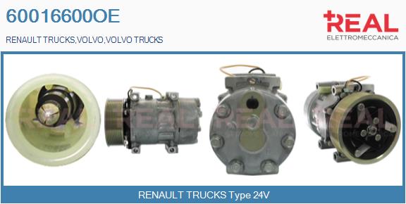 Compresor, climatizare 60016600OE REAL