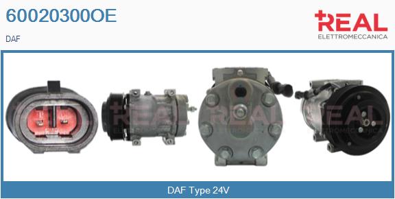 Compresor, climatizare 60020300OE REAL