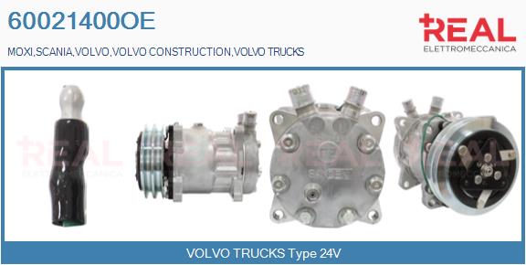 Compresor, climatizare 60021400OE REAL