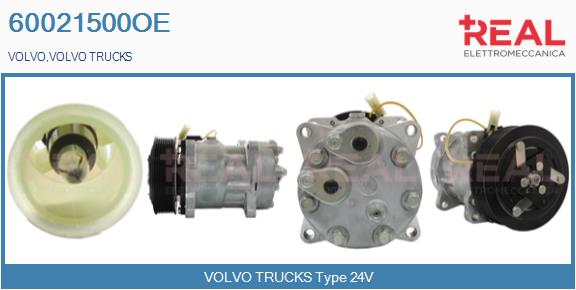 Compresor, climatizare 60021500OE REAL