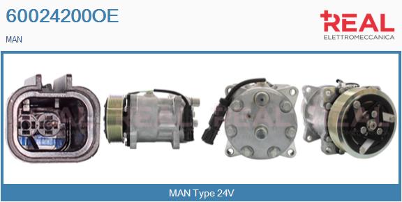Compresor, climatizare 60024200OE REAL