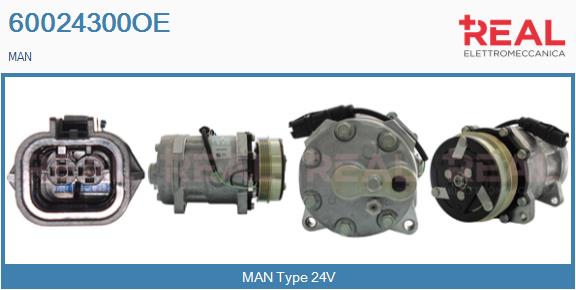 Compresor, climatizare 60024300OE REAL