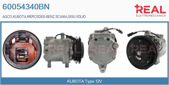 Compresor, climatizare 60054340BN REAL