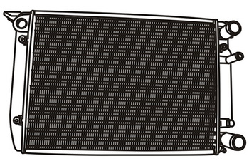 Radiator, racire motor 120865 WXQP