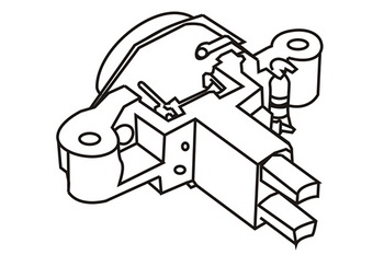 Regulator, alternator 150161 WXQP