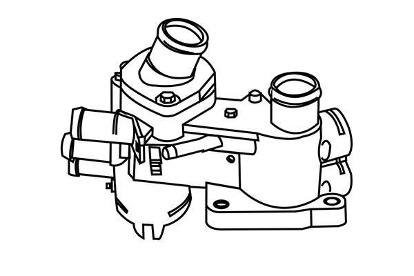 Termostat,lichid racire 320481 WXQP