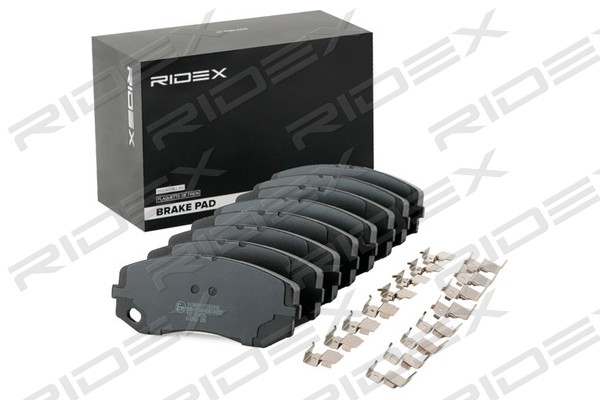 Set placute frana,frana disc 402B1239 RIDEX