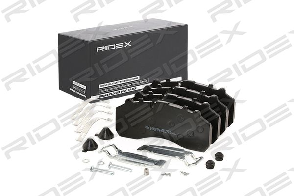 Set placute frana,frana disc 402B0756 RIDEX