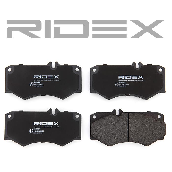 Set placute frana,frana disc 402B0207 RIDEX