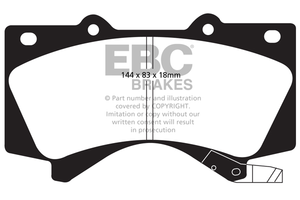 Set placute frana,frana disc DP51815NDX EBC Brakes