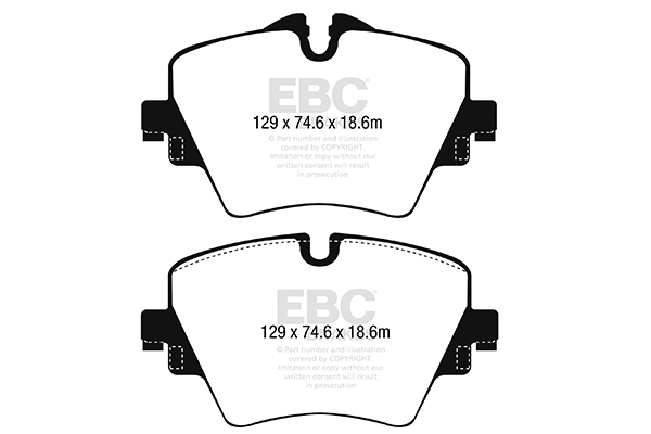Set placute frana,frana disc DP42245R EBC Brakes