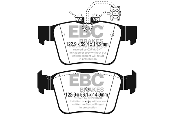 Set placute frana,frana disc DP42315R EBC Brakes