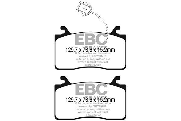 Set placute frana,frana disc DP42325R EBC Brakes