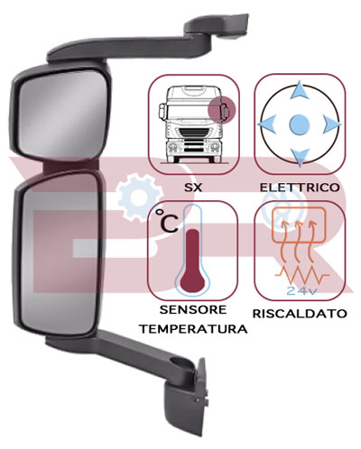 Oglinda exterioara, cabina BRCA0551 BOTTO RICAMBI