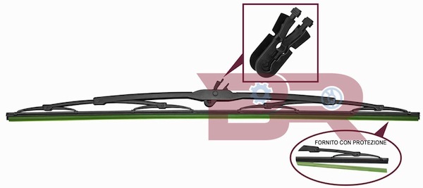 Lamela stergator BRCA4628 BOTTO RICAMBI